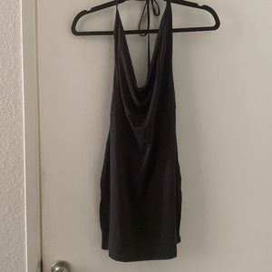 Black mini dress